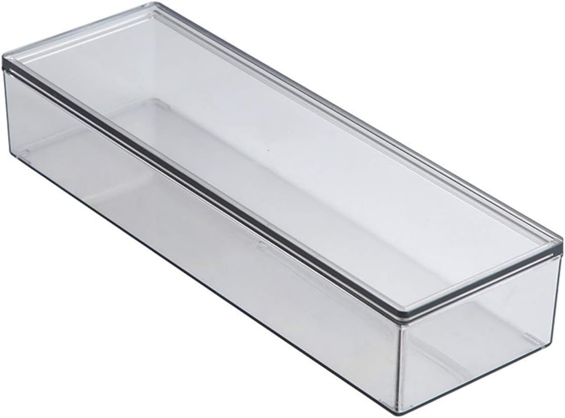 Transparent Cutlery Tray with Lid