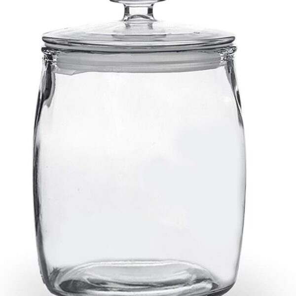 Wide-Mouth Glass Storage Canister