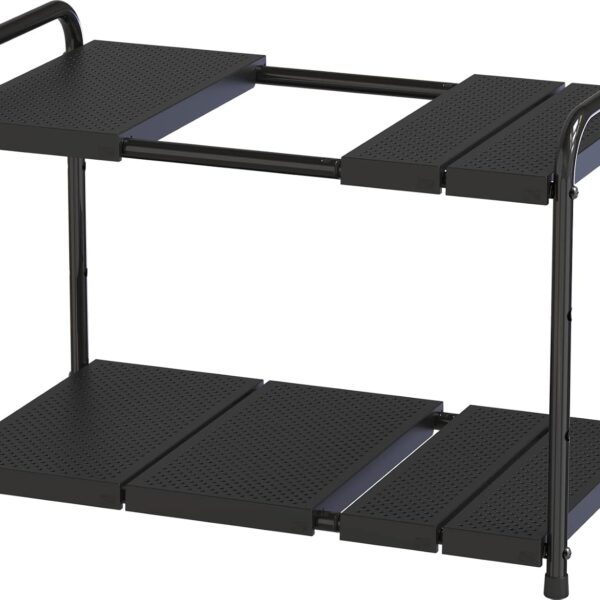 2-Tier Expandable Under-Sink Organizer